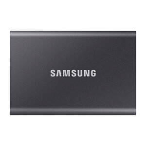 Samsung T7 1TB �ő�]�����x1,050MB/�b PS4/PS5����m�F�ς� USB3.2 Gen2 �O�t��SSD (�|�[�^�u��) �O���[ MU-PC1T0T-IT/A �������K�ۏؕi