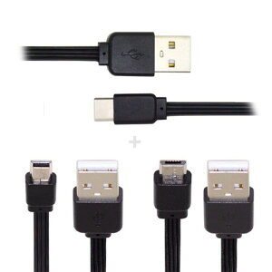 NFHK 3{/bg 13cm USB 2.0 Type-A - Mini Micro USB Type-C IX f[^ tbg X FPC P[u FPV fBXN dbp