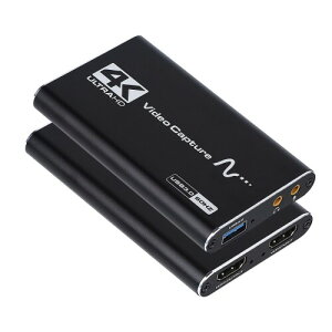 Lv`[{[h 4K HDMIrfILv`J[h Q[Lv`foCXUSB3.0 1080p 60fps UVC  UACT|[g HDMI[vAEg Windows/Linux/Mac OS X/PS4/Xbox One/Nintendo Switch/Wii U/OBS StudioΉ