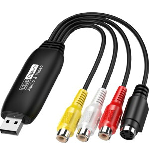 rfILv`[ USB2.0 Lv`[{[h1920×1080p 1080PΉ rfI/VHS 8mm DVD _rO p\R荞 rfILv`[ Windows XP7/8/8.1/10/11AMAC Ή