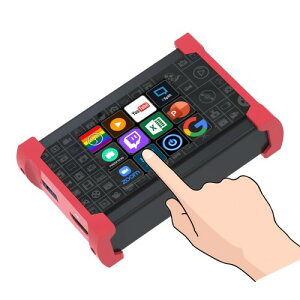 TreasLin �r�f�I�L���v�`���[�{�[�h�AStream Dock �^�b�`�X�N���[���X�^�W�I�R���g���[���t���AOBS�ATwitch�AYouTube�Ȃǂ̃A�v����\�t�g�E�F�A�ŃA�N�V�������g���K�[�A4K HDMI�p�X�X���[�A1080P