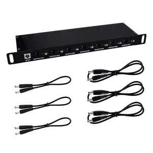 GeeekPi DC PDU Lite 7-CH 0.5U bN}Eg^zdjbgADeskPi Rackmate T1/T0/T2  10 C` T[o[ LrlbgpA7 ̃RZgA3 { 25cm DC5521 P[u 3 { 50cm DC5521 P[