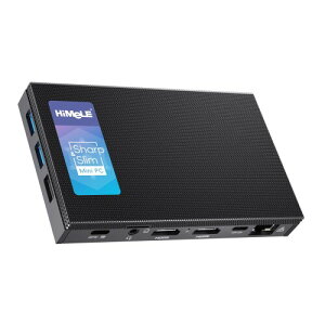 HiMeLE Quieter4C �t�@�����X�~�jPC 12th Alder Lake N100 (�ő� 3.4GHz, 4C/4T) Win 11 Pro ���� �É�32GB LPDDR5 512GB Micro �f�X�N�g�b�vPC 4k�O��ʓ����o�̓t���@�\USB-C WiFi5 BT5.1 �C�[�T�[�l�b�g