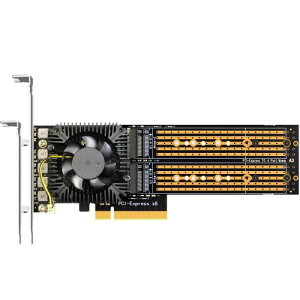 GLOTRENDS PA40 4|[g M.2 NVMe - PCIe 3.0 X8ϊA_v^[J[hAPCIe@\tA22110/2280/2260/2242/2230TCYΉA}bNX8GB/b̑ш敝ASoft-RAIDΉ