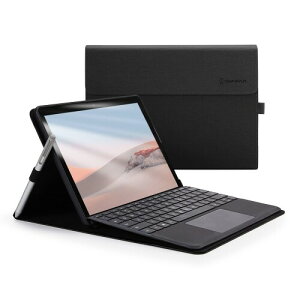 Omnpak 2023�N������Surface Go4/ 2021�N������Surface Go3/2020�N������Surface Go2/Microsoft Surface GO�ɑΉ��P�[�X 10.5�C���` �\�ʓ����ی�J�o�[ �����p �X�^���h �y�� ���^ �y���z���_�[�t�� PU �X�}�[�g