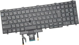 WJZX(�������i�ł�)�K�p����DELL Latitude 5500 5501 5510 5511 �L�[�{�[�h ���{��z�� �m�[�gPC�p �o�b�N���C�g����(�C�������p)