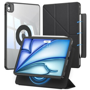 iPad Air 13�C���` �P�[�X M4/M3/M2�Ή��i2026/2025/2024�jiPad Pro 12.9�C���` ��p�J�o�[ ��6/5/4����i2022/2021/2020�j���C��&���E�� �܂�X�^���h�P�[�X �Ռ��ی� ���u���c�u�p�x�����\ �O�p�`�̍\