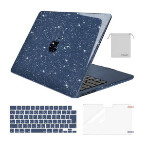 MOSISO �Ή��@�� MacBook Air �P�[�X 13�C���` 2026 M5 M2 M3 M4�`�b�v A3449 A3240 A3113 A2681 2025-2022�����A�L���L�� �ی� �Ή��@�� MacBook Air 13.6�C���` �v���X�`�b�N �n�[�h�J�o�[ & (���{��JIS�z��)�L�[�{