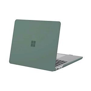 MOSISO 対応機種 Surface Laptop 5/4/3 13.5インチ ケース 2022 2021 2019リリース (型番:1951&1868)保護 プラスチック ハードシェルケース カバー(エメラルド グリーン)