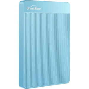 UnionSine 超薄型外付けHDD ポータブルハードディスク 500GB 2.5インチ USB3.0に対応 PC/Mac/PS4/XBox適用 (青)HD2510