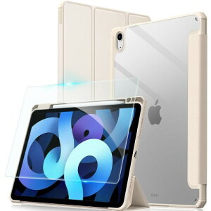 (iPad air 11�C���` �P�[�X �K���X�t�B���� �Z�b�g �y�����[)CACOE iPadAir M4/M3/M2(2026/2025/2024) iPad Air ��5/4���� (2022/2020) 10.9 �C���` �A�C�p�b�h�p �����P�[�X �I�[�g�X���[�v �O�܂� �����΂���