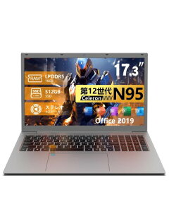 VETESA m[gp\R 17.3C` N95 m[gPC TNTNȓ Office 2019 ő3.4GHz 4C4T p\R m[g Windows11 WebJ/WiFi/BT5.0/Type-C/HDMI/eL[t wF obNCg Laptop