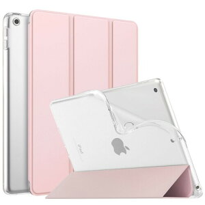 iPad 10.2 ケース 2021 MoKo iPad 9 ケース 第9世代/第8世代/第7世代 Apple iPad 10.2インチ 2021/2020/2019モデル カバー マット半透明 軽量 薄型 スタンド仕様 オートスリープ機能 高級PUレザー 底面TPU製