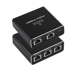 1000Mbps RJ45 lbg[N z 1x4 MKrbg lanP[u z RJ45 z 14o Xvb^[ 4foCX L C^[lbg PC [^[ Cat5 Cat5e Cat6 Cat7 Cat8 PS5 PS4 Ή