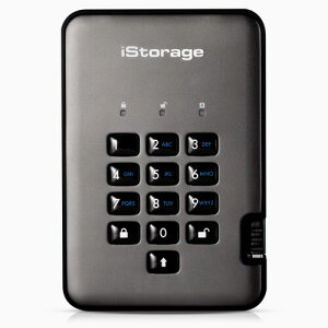 iStorage diskAshur PRO2 HDD Sȃ|[^un[hhCuFIPSx2F - pX[hیAقϐA|[^uARpO[h̃n[hEFAÍB (3TB)