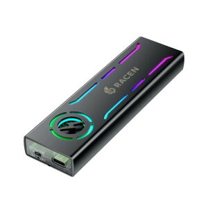 センチュリー LED & FAN M.2 NVMe USB3.2 Gen2 ケース ブラック CRC-LFM2NU32