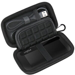 Lacdo �n�[�h �L�������O �P�[�X �p Crucial X8 �|�[�^�u���\���b�h�X�e�[�g�h���C�u 1TB 2TB 4TB USB 3.2 �O�t��SSD�n�[�hEVA�ϏՌ��X�g���[�W�g���x���o�b�O�A��+��