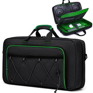 DDJ-FLX4/DDJ 400/DDJ REV1��pDJ�o�b�O�A4�|�P�b�g�t���p�f�B���ODJ�R���g���[���[�N���X�{�f�B�o�b�O - 15.6�C���`�m�[�g�p�\�R���E�P�[�u���p�Ή��A���������\�V�����_�[�X�g���b�v�t��DJ