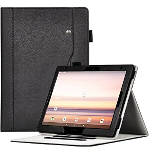 Docomo D-42A/D-41A Tablet protective case with bracket function card storage PU leather shock absorber can store touch pen multi angle adjustment dtab D-52C/d-51C (Docomo dtab Compact D-41A 10.1)