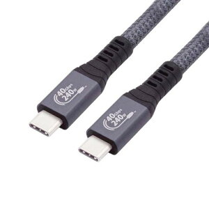 CYP[u USB4 USB-C 240W Type-C IX-IXP[u 48V 5A USB4.0 40Gbps 8K 100WɑΉ m[gp\R/^ubg/X}[gtHp