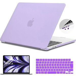 Teryeefi MacBook Air 13 �P�[�X 2022 2024 2025 A2681/A3113/A3240 ���f�� �Ή�, �X���� �y�� �Ϗ�? �ی�J�o�[��JIS���{�� �L�[�{�[�h�J�o�[���t���ی�t�B����,����� ���C�g�p�[�v��