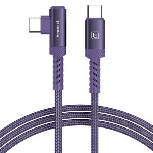 toocki usb c �P�[�u�� 2M L�� �^�C�vc L�^ typec cable 60W PD�Ή� 3A�}���[�dcable �i�C�����҂� Quick Charge3.0/2.0 iPhone 17/iPhone 16/iPhone 15/Plus�AMacBook Air/Pro�AGalaxy�ASwitch�Ȃ�USB-C�f�o�C�X�ƌ݊���������