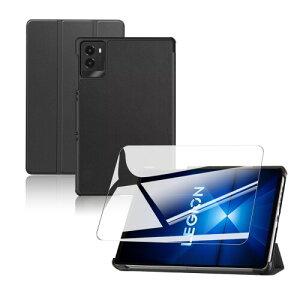 For Lenovo Legion Tab Y700 Gen4 �P�[�X �t�B���� �Z�b�g ���m�{ Legion Y700 Gen4 �^�u���b�g 8.8�C���` �p �ی�P�[�X �K���X�t�B���� �y�� �p�x���� �㎿PU�� �S���ʃJ�o�[ �ϏՌ� +�ی�t�B����1��