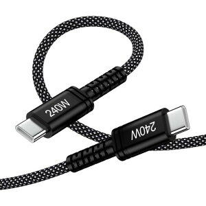 Viviber USB C �P�[�u�� 240W PD3.1�Ή� Type-C �P�[�u�� 1.8m �}���[�d USB C to C E-Marker���� �����f�[�^�]�� �i�C�����҂� MacBook iPhone 16/15 Galaxy Pixel iPad Switch�Ή�