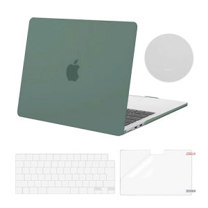 MOSISO �Ή��@�� MacBook Air 13�C���` �P�[�X 2026-2022 M5 M4 M3 M2(�G�������h �O���[��)