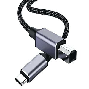 USB Type C v^[P[u ϋv iC҂ Laserjet Pro, OfficeJet Pro, Brother,Canonv^[,Dymo LabelWriter, DJRg[,MIDIL[{[h, DAC, Midi Keyboard, Midi/DJ Controller, USB Microphone, Mixer