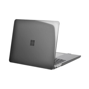 MOSISO 対応機種 Surface Laptop 5/4/3 13.5インチ ケース 2022 2021 2019リリース (型番:1951&1868)保護 プラスチック ハードシェルケース カバー(スモーク ブラック)
