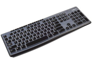Logitech MK270 MK295 ���C�����X�L�[�{�[�h�J�o�[�X�L�� PC�f�X�N�g�b�v�L�[�{�[�h�v���e�N�^�[ Logitech K200 MK200 K260 MK270 MK275�p Logitech �L�[�{�[�h�A�N�Z�T���[(�u���b�N)