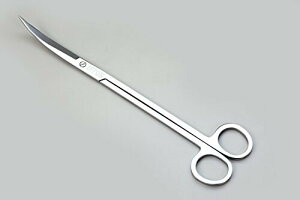 (IPPON)水草 トリミング ハサミ 熱帯魚 アクアリウム メンテナンス IPPONロゴ入り (カーブ) IPPONロゴ入り