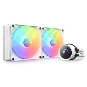 NZXT KRAKEN RGB 280 White �ȈՐ���CPU�N�[���[ RL-KR280-W1 FN1872