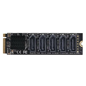 xiwai NGFF NVME M-Key PCI Express to SATA 3.0 6Gbps 5|[g A_v^[ Ro[^[ n[hhCugJ[h JMB585 2280