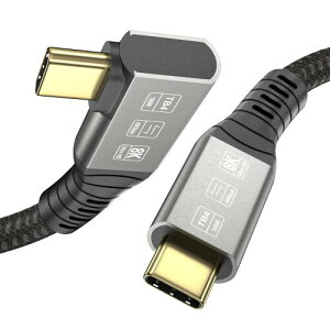 Angusplay L Thunderbolt 4 P[u 1.2m USB-C & USB-C 8K }[d P[u 40Gbps f[^] iPhone 16/16e/ 15 MacBook Air Pro iPad Pro/Air Ή ubN