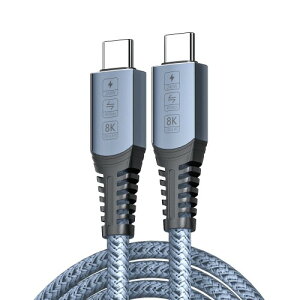 Mriocan USB4 P[u 1.5M Thunderbolt 4 Ή 240W}[? USB-IFF 40Gbps f[^] 8K@60Hzfo T_[{g 4P[u ʌ݊ MacBookAiPad ProAiMacADockASSD ȂǑΉ