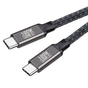 USB Type C �P�[�u�� 2M PD�Ή� 100W/5A�}���[�d USB C to C �[�d�P�[�u�� �i�C�����҂� �f���h�~MacBook Pro/Air�ASurface�AXperia�APixel�AGalaxy�AAQUOS��USB-C�@��Ή�