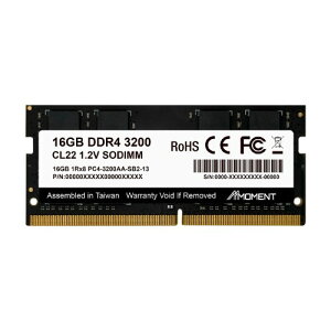 MMOMENT DDR4 16GB 3200Mhz SODIMM �m�[�gPC�p������ (CL22/1.2V/260�s��)