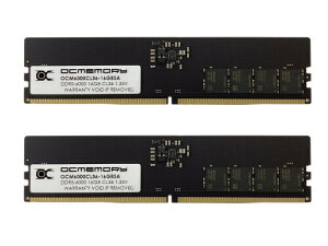 OCMEMORY ���{�u�����h DDR5������ DDR5-6000 CL36 32GBKit (16GB×2���g) AMD EXPO/INTEL XMP�Ή� �������K�ۏ� OCM6000CL36D-32GBSA