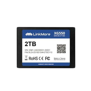 LinkMore XG550 2TB 2.5インチ 内蔵SSD SATAIII 6Gb/s (読込最大540MB/s)