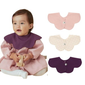 (Konny) Rj[X^C 3Zbg Baby Bib 360°[O 悾ꂩ zE Vv ̎q j̎q xr[R[f oYj  v[g 3-3(Pink, Winedot, Deeppurple)