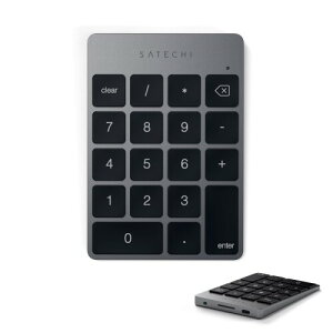 Satechi �X�����A���~�j�E��Bluetooth�e���L�[ USB-C�[�d�� �X�y�[�X�O���C