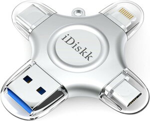 iDiskk iPhone usbOttbVhCu OXg[W gт̃Xy[Xg ACtHf[^ۑ vO&vC NbNobNAbv iPhone iPad V[Y/Mac/Android(OTG Ty