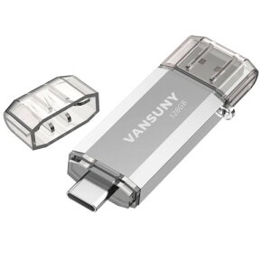 Vansuny USB Type-C 128GB ]f[^ USBtbVhCu 2in1 OTG USB 3.0 + USB CXeBbN fA ^CvC 128MK e ()