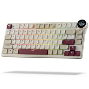 RK ROYAL KLUDGE N80 JjJL[{[h (X}[gfBXvCƃmut)Agbv}Eg 75% CX JjJL[{[h BT/2.4G/USB-CAzbgXbv\A\tgEFAT|[g