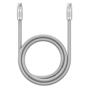 Thunderbolt 4 �P�[�u�� 0.5m 240W�}���[�d 8K�Ή� 40 Gbps �f�[�^�]�� Type-C&Type-C �P�[�u�� USB-C & USB-C MacBook/iPad/Air/iphone15/iphone 16/iphone 17�ȂǑΉ�(0.5m �V���o�[)
