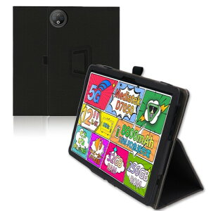 For DOOGEE VPAD �P�[�X 12�C���` �X�^���h �@�\ �p�x���� �㎿PU���U�[ �L�Y�h�~ �y�� �^�u���b�g �J�o�[ �S�ʕی� �^�u���b�g�p�A�N�Z�T���[ Mosasa ��p �X�}�[�g�J�o�[ �i�u���b�N�j