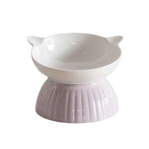 ペットボウル 猫 食器 えさ入れ dish 猫 みずのみ お皿 磁器 滑り止め 犬 フードボウル (ピンクです)