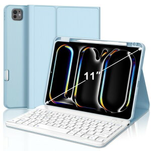 (2025�N�V�o��) iPad Pro 11�iM5 M4�j�L�[�{�[�h �P�[�X �l�C �y�� iPad Pro 11 �C���` �L�[�{�[�h �E���� �y���V���z���_�[�t�� Bluetooth�L�[�{�[�h�J�o�[ �ϏՌ� �X�^���h�@�\�t�� �S�ʕی� ���p